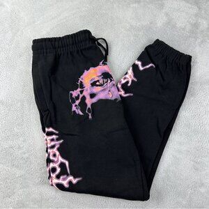 Vlone x Never Broke Again Black 100% Cotton Sweatpants Made in USA Men's Size S